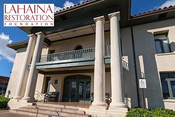 graphic of Lahaina Restoration Foundation site link